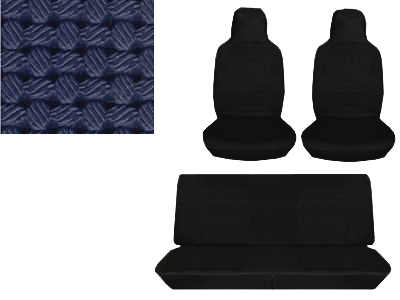 Seat upholstery blue set 8.73-7.76